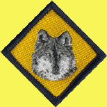 Grey Wolf Badge